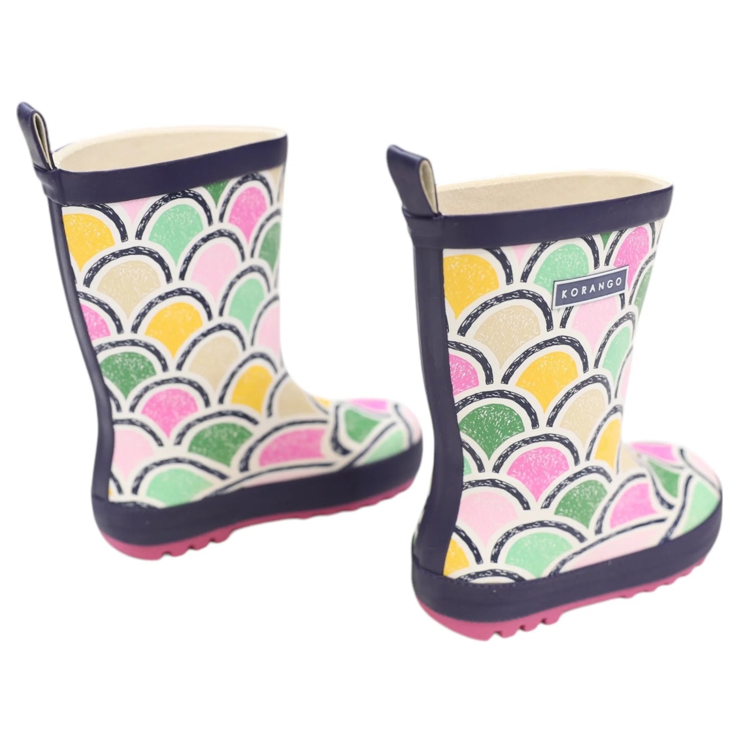Kids Rain Boots - Arch Mermaid Green