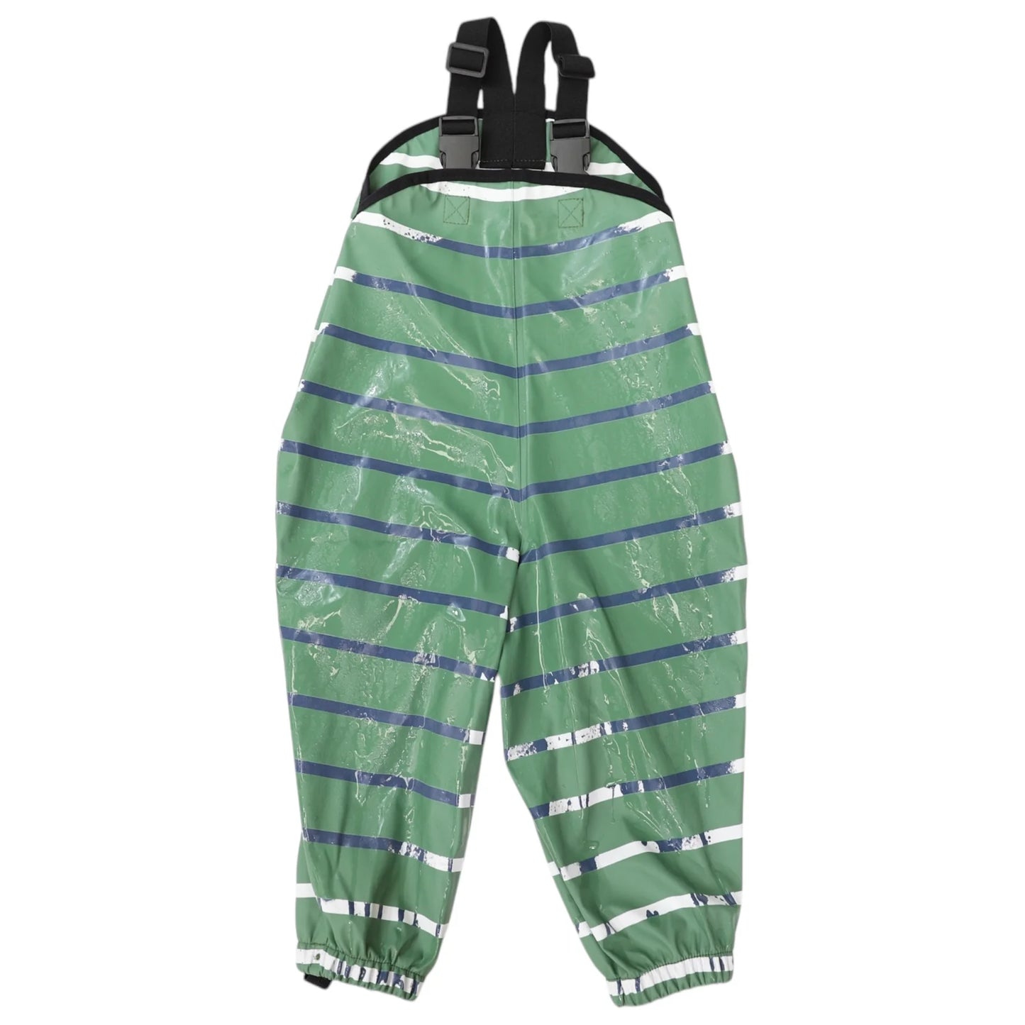 Colour Change Waterproof Overalls - Green Stripe