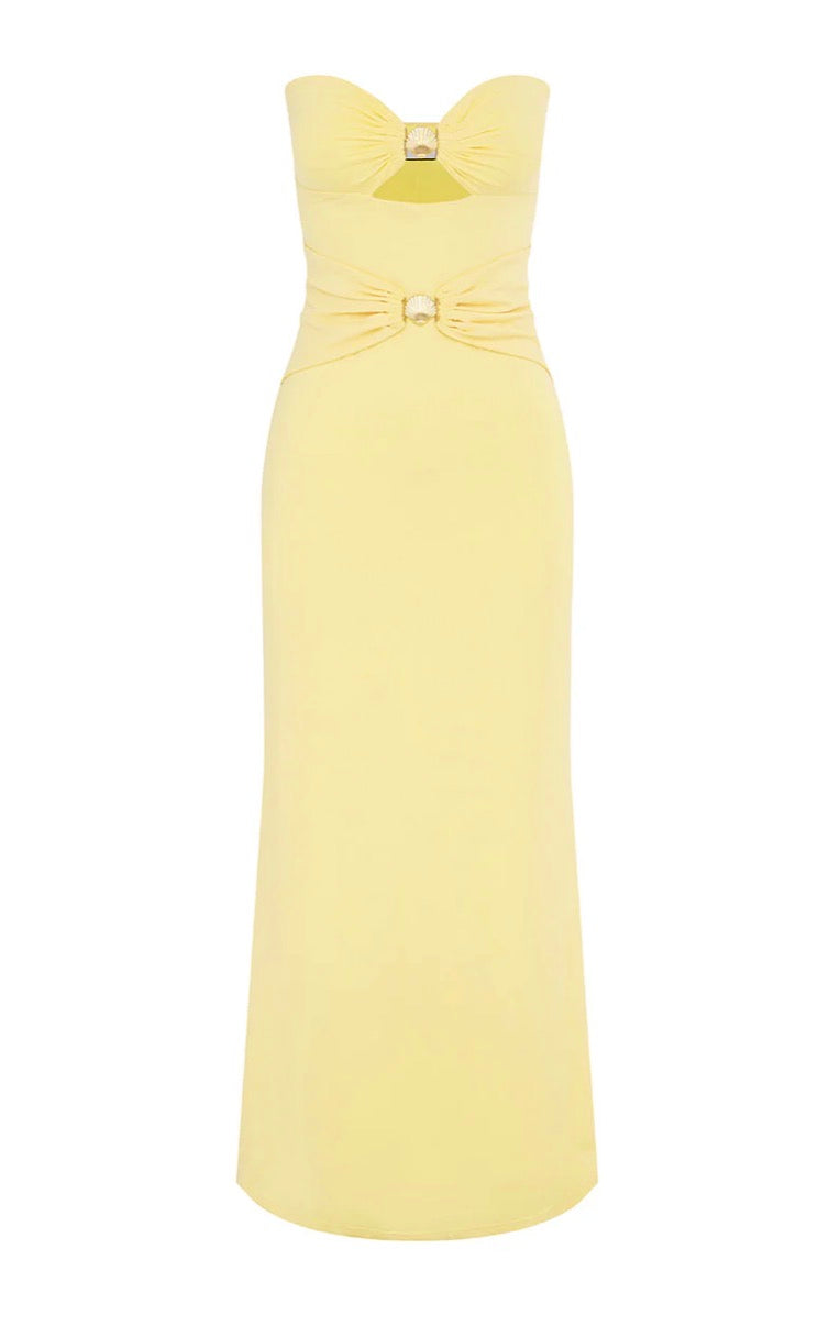 Kleo Maxi Dress - Lemon