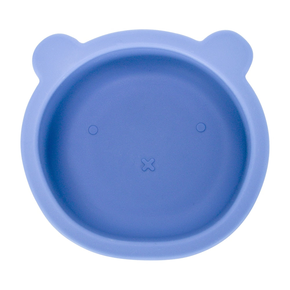Silicone 4pc Dinner Set – Bear