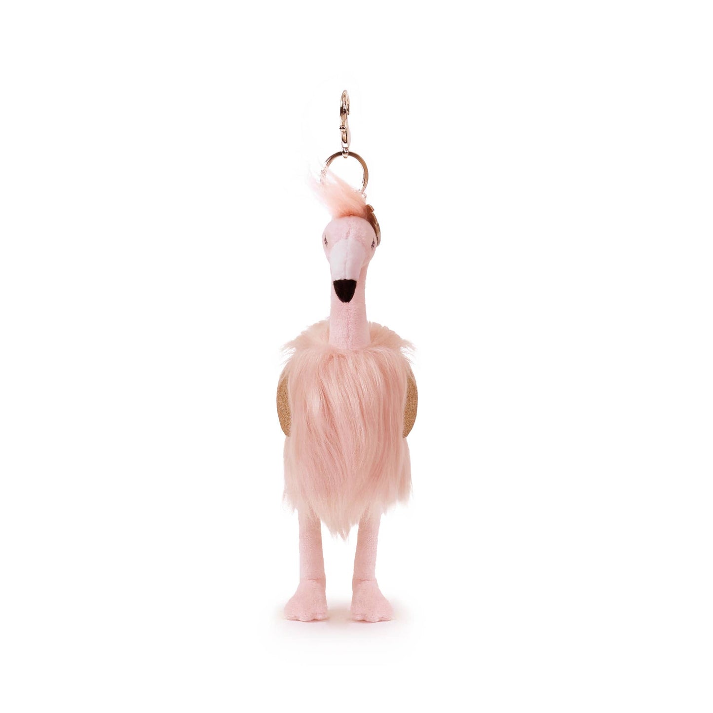 Gloria Flamingo - Bag Charm (Vegan Angora) 7"/ 18 cm