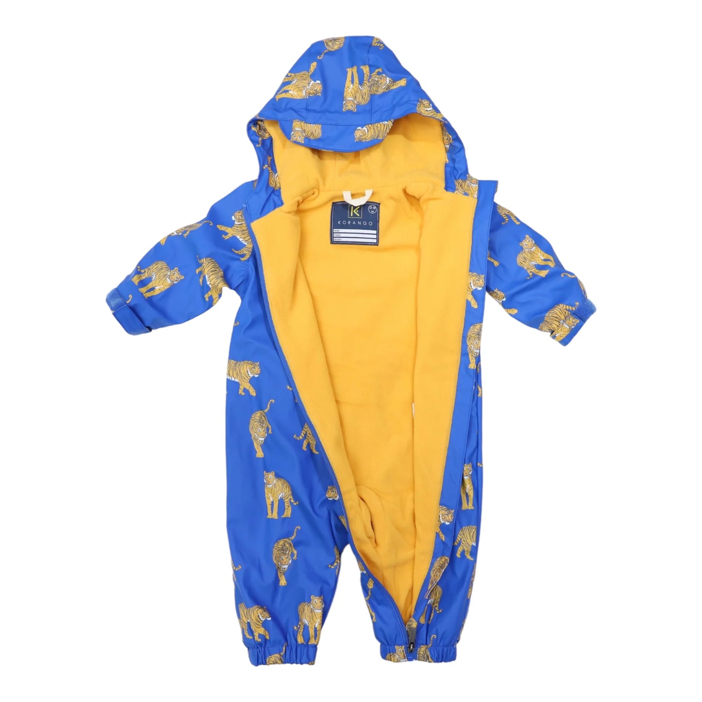 Rain Suit - Tiger Print - Blue