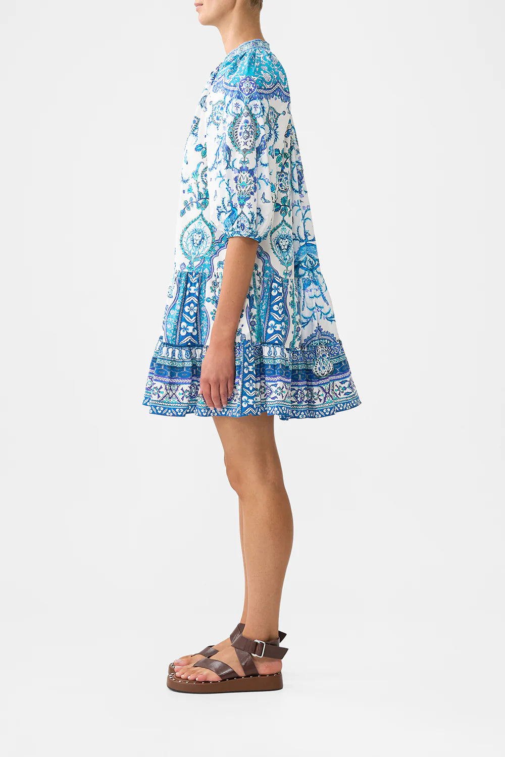 Puff Sleeve Shirt Dress Isnik Lullaby