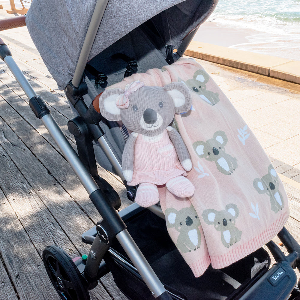 Australian Baby Blanket - Koala/Blush