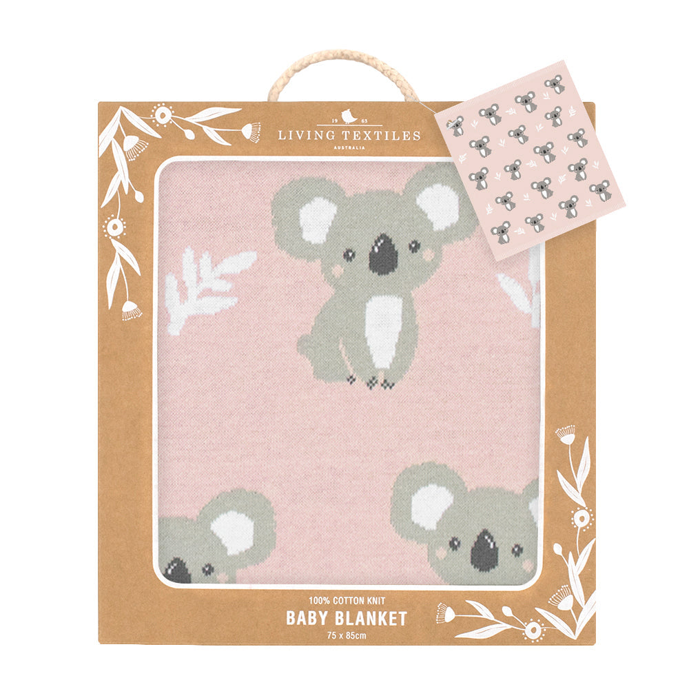 Australian Baby Blanket - Koala/Blush