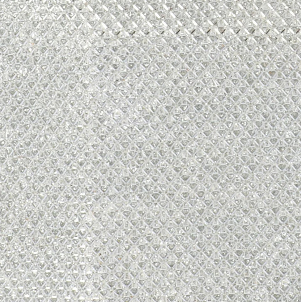 Avery Faceted Clutch - Silver