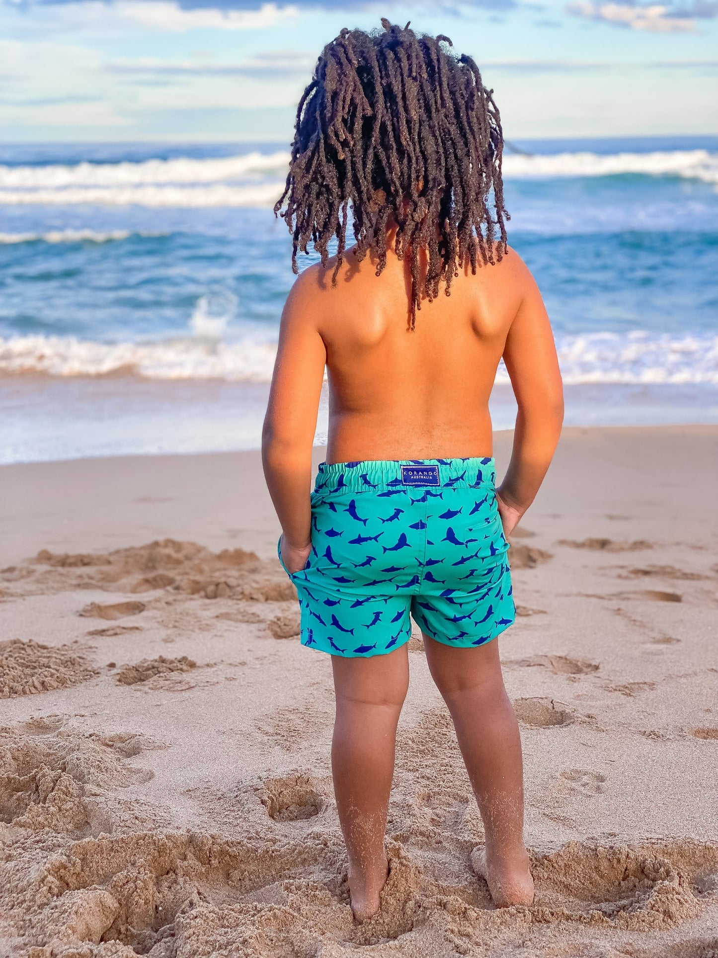 Shark UPF50 Quick Dry Boardies - Green