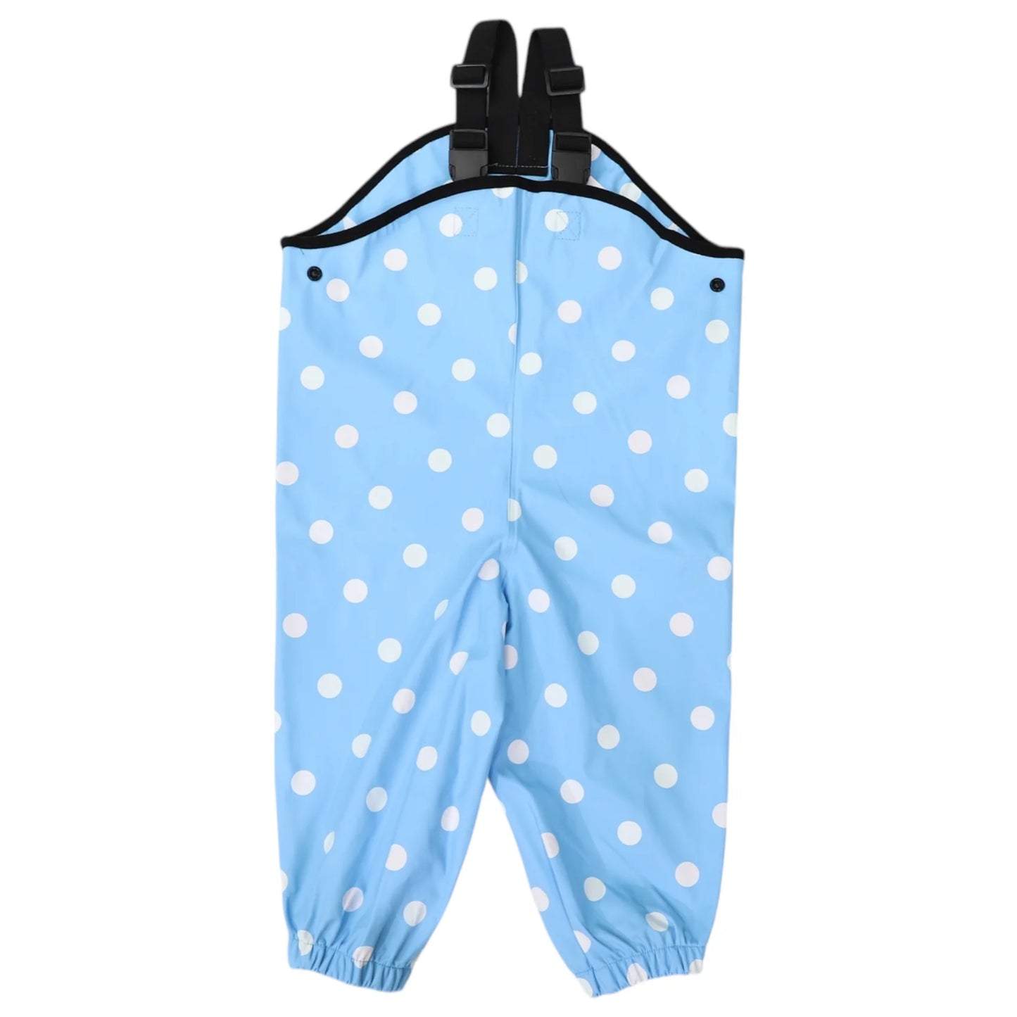 Colour Change Waterproof Overalls - Blue Polka