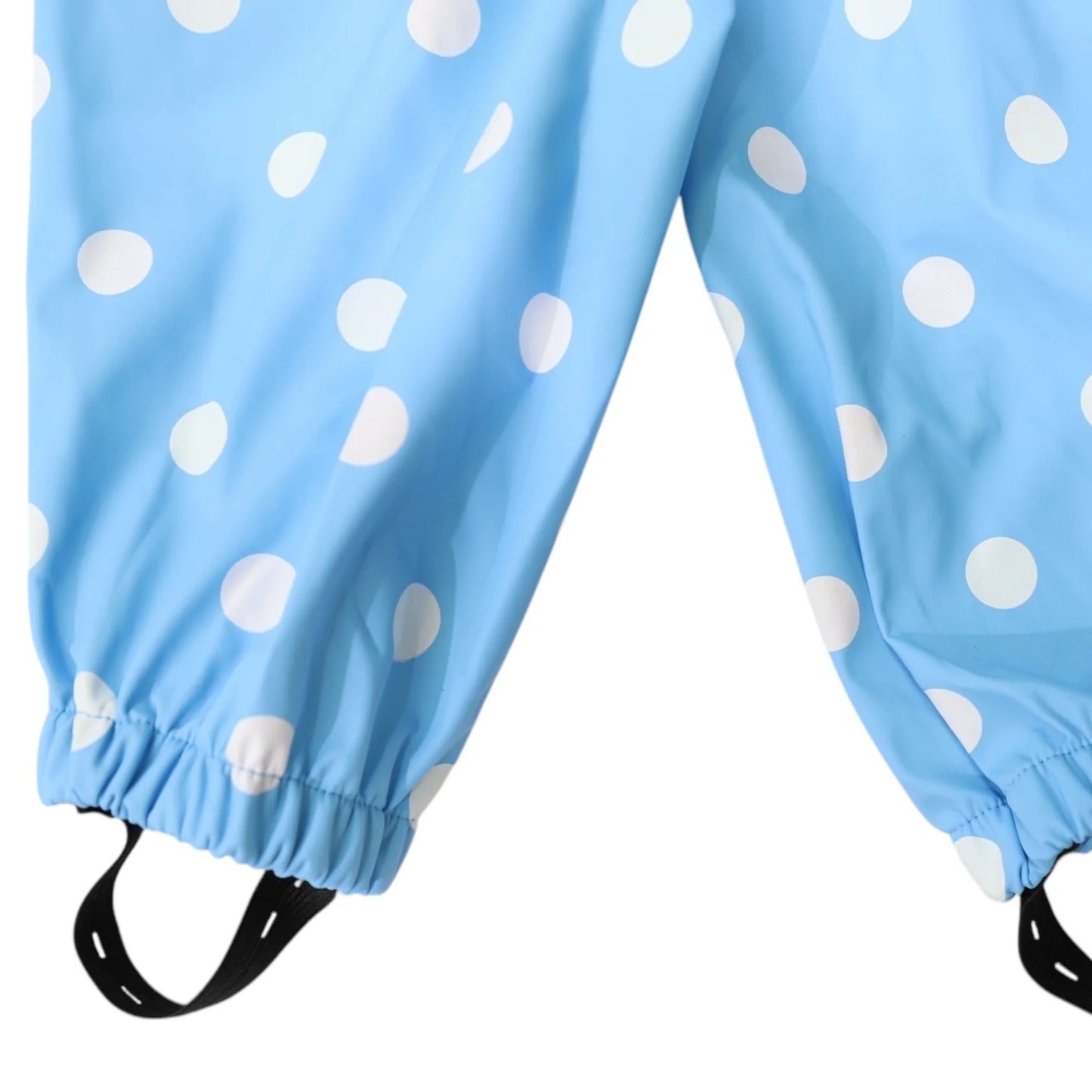 Colour Change Waterproof Overalls - Blue Polka