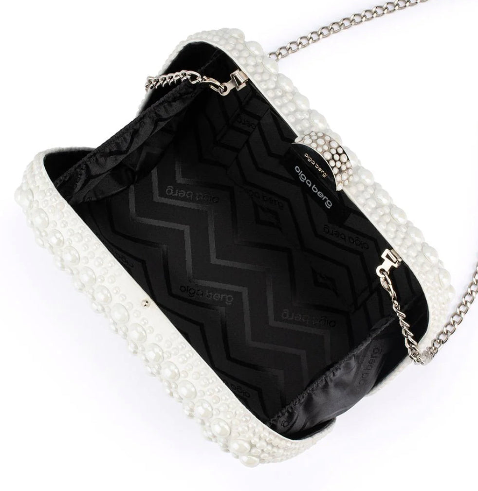 Ari Hotfix Clutch - White