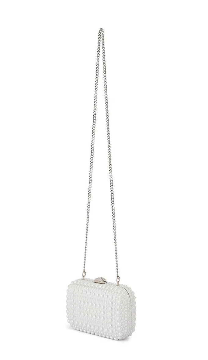 Ari Hotfix Clutch - White