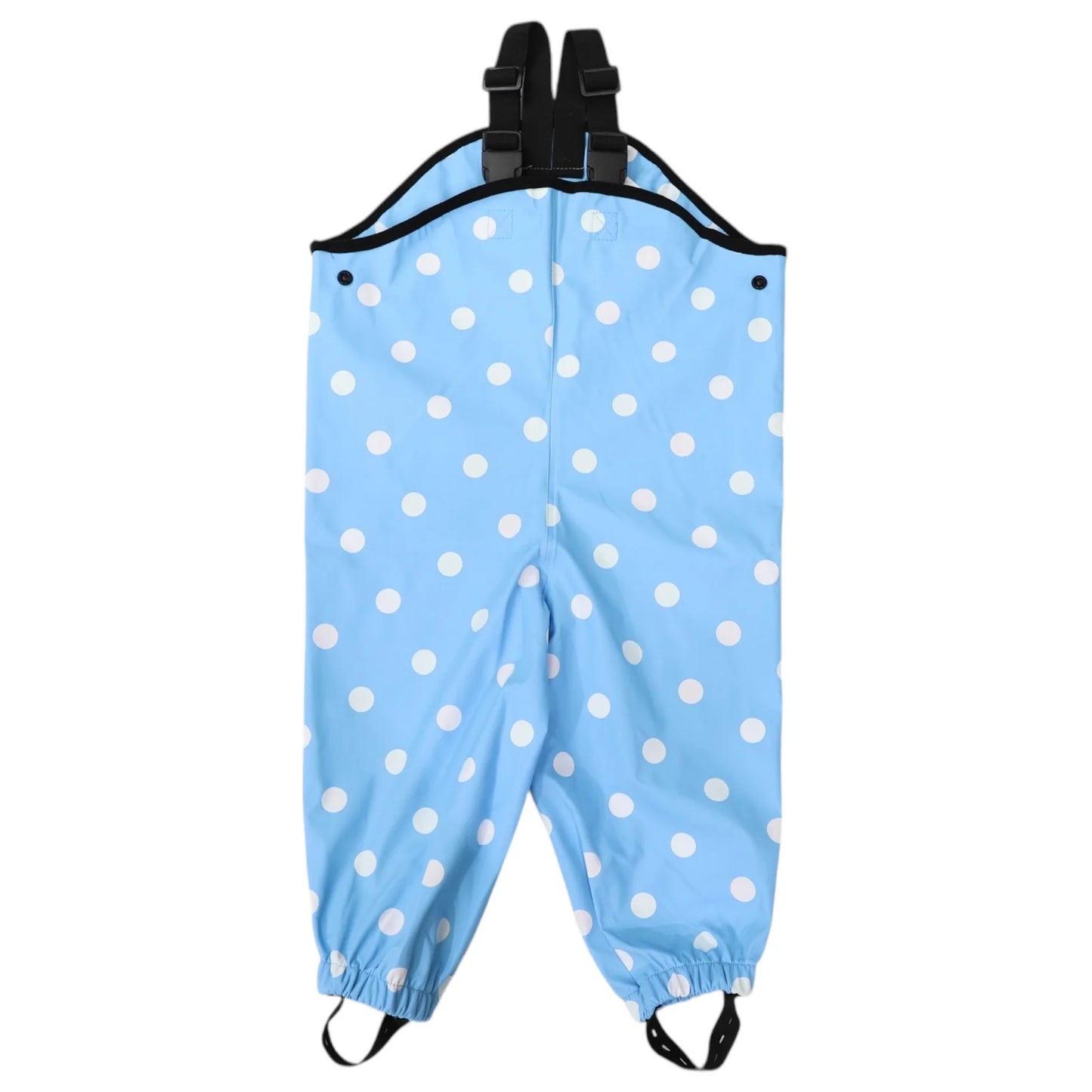 Colour Change Waterproof Overalls - Blue Polka