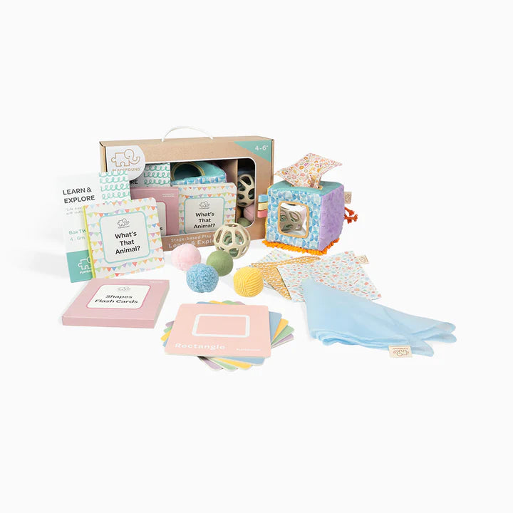 Playground Sensory Gift Box 2 - Learn & Explore 4-6 Months