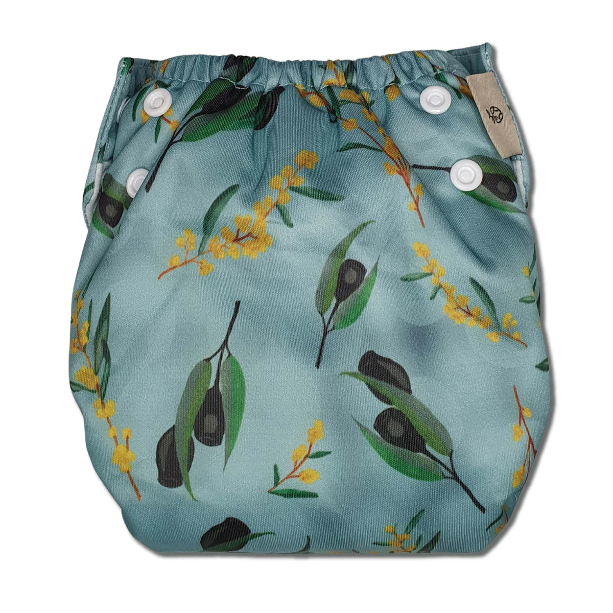 Side Snapping Cloth Nappy - Ludlow Print