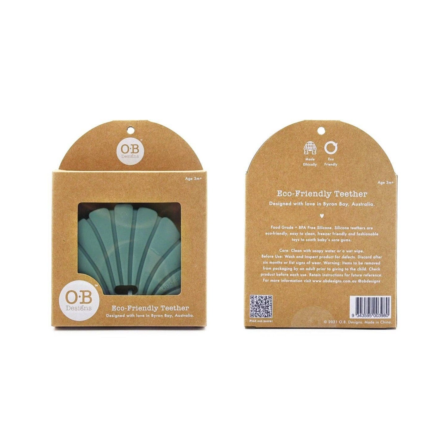 Silicone Shell Teether - Ocean