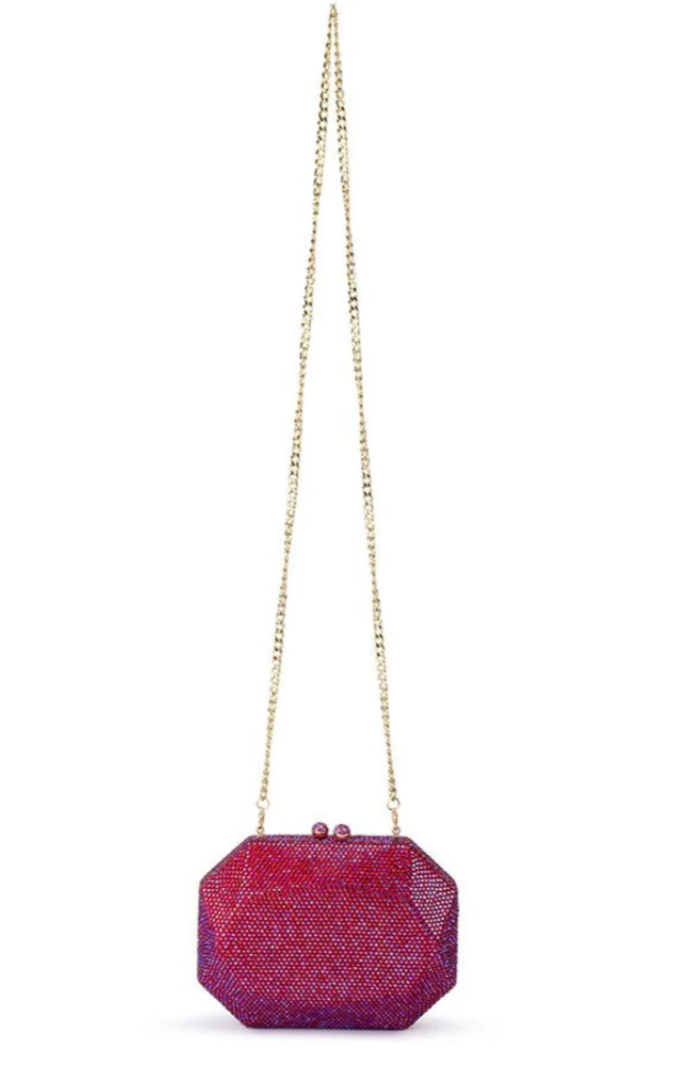 Matty Crystal Clutch - Red