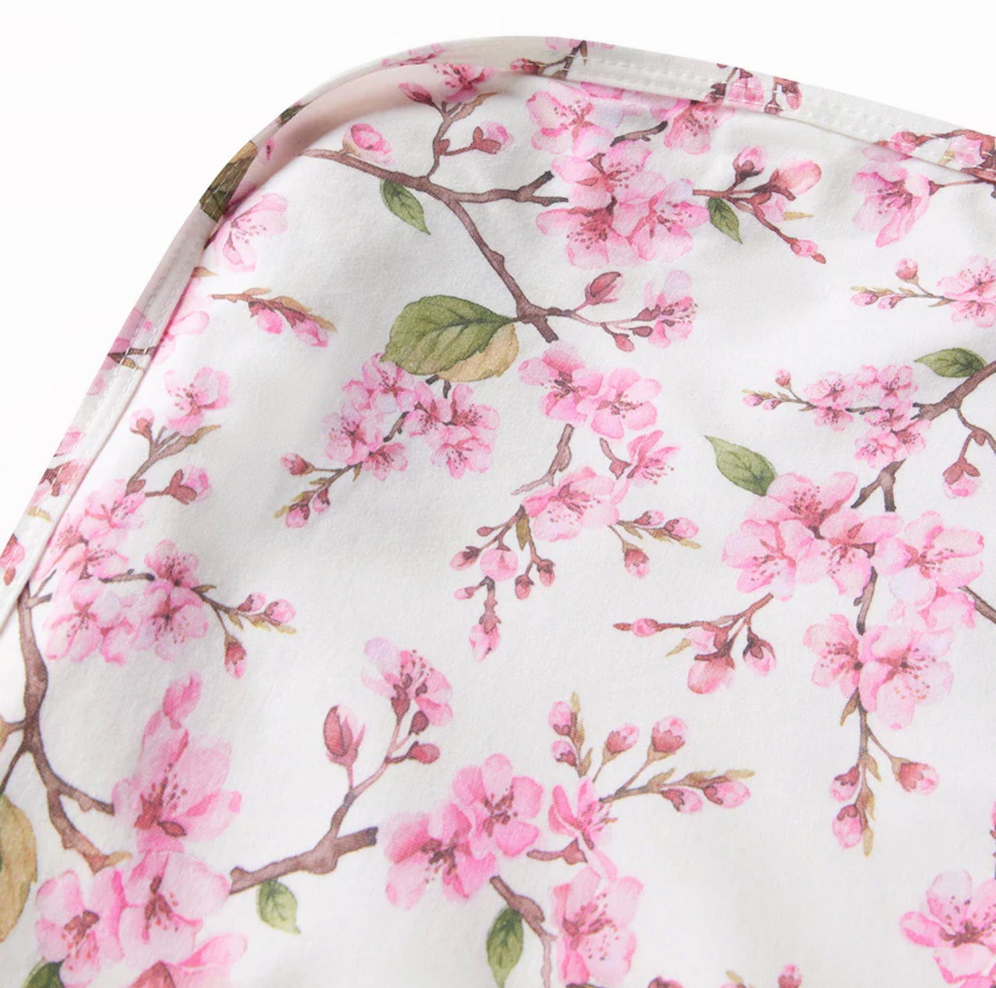 Cherry Blossom Organic Jersey Wrap & Topknot Set