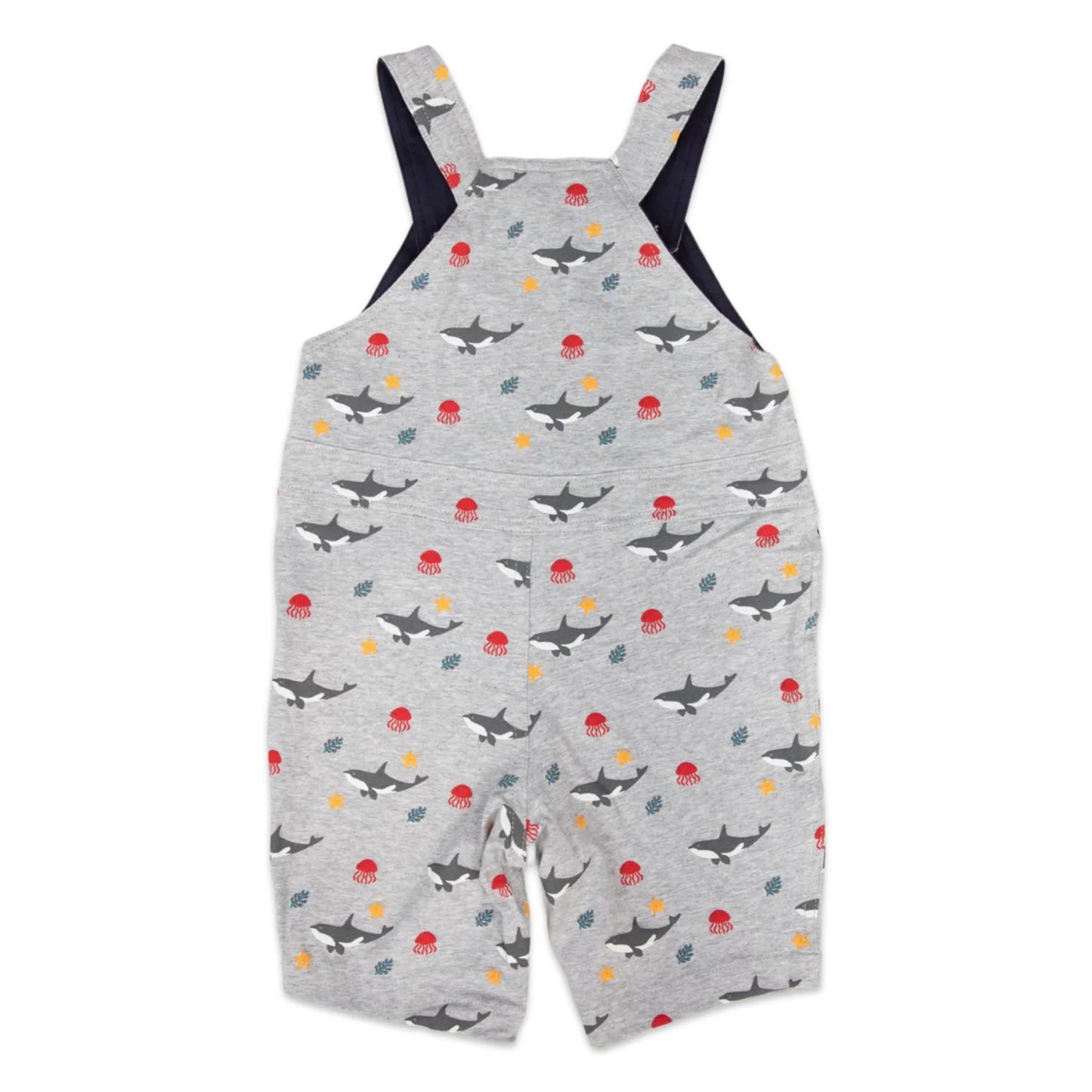 Under The Sea Cotton Overall - Grey
