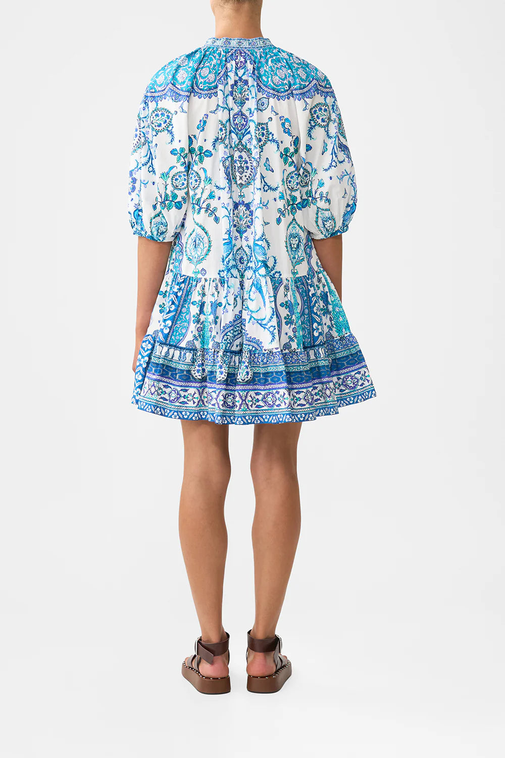 Puff Sleeve Shirt Dress Isnik Lullaby