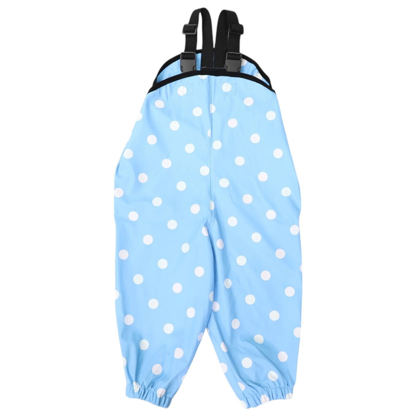 Colour Change Waterproof Overalls - Blue Polka
