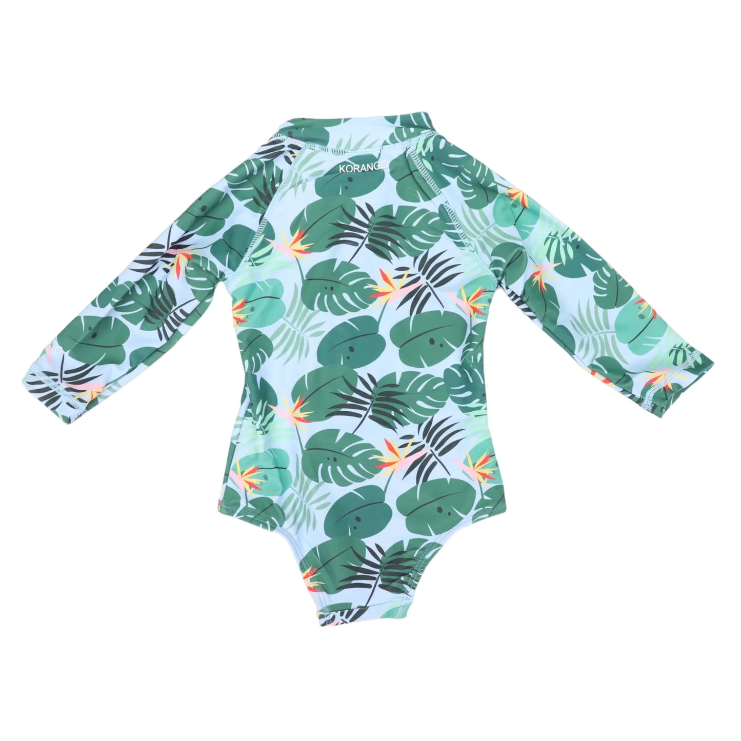 Fern Long Sleeve UPF50 Swimsuit - Blue 9-12M
