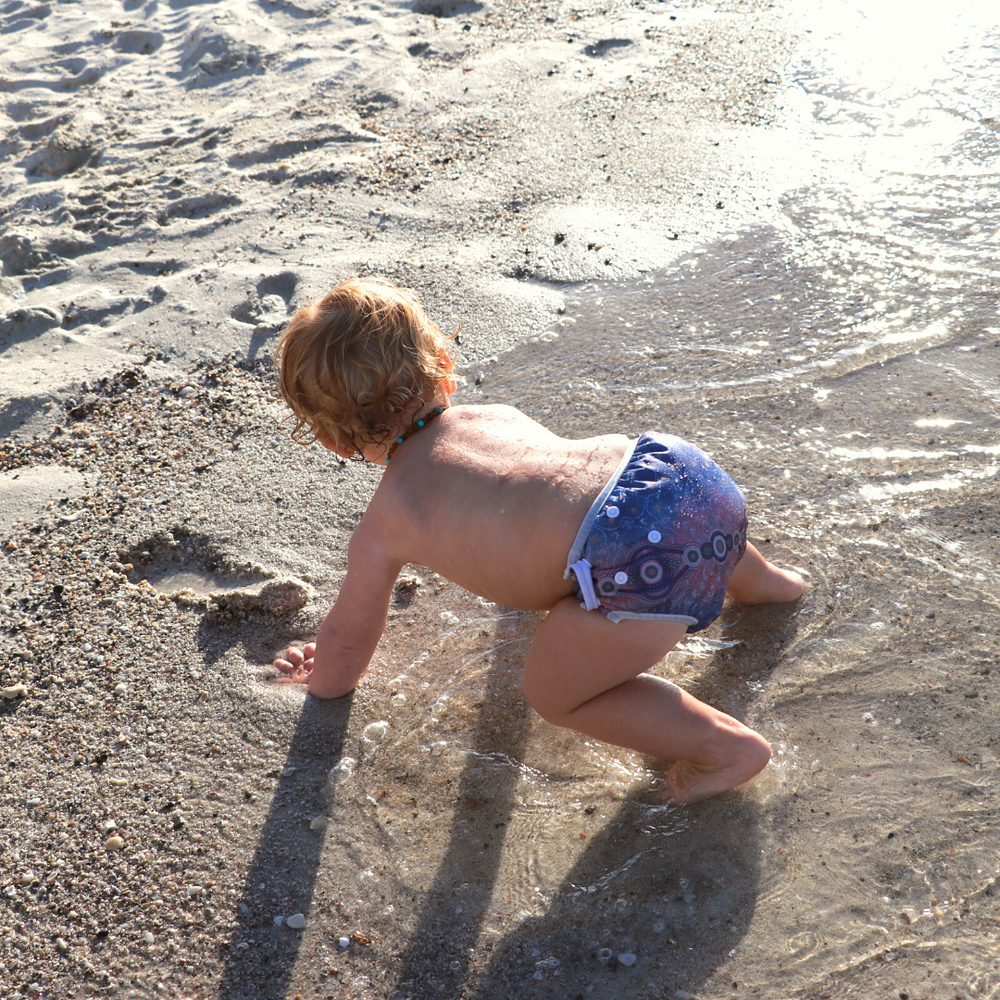 Reusable Swim Nappies - Nangari To Sleep Print