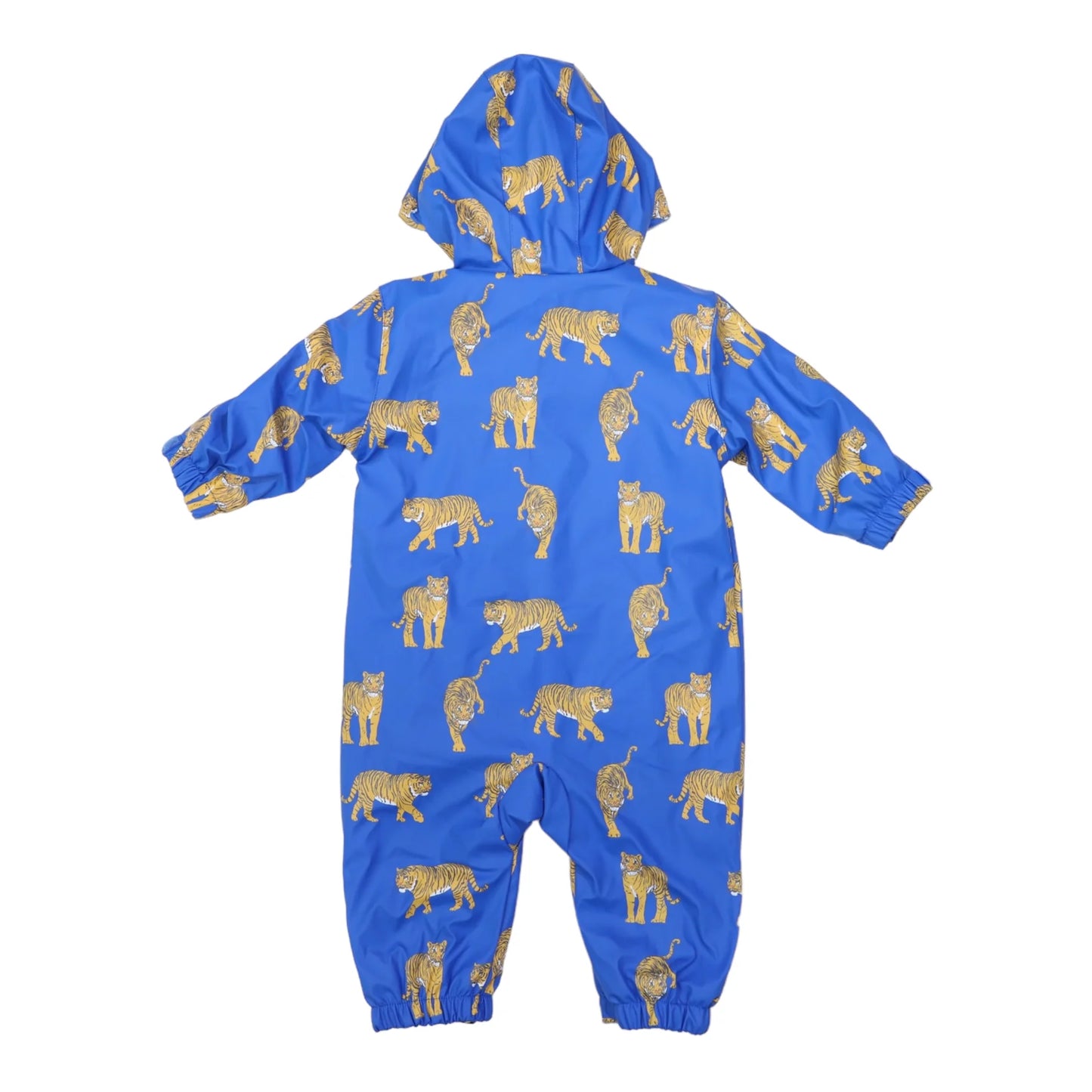 Rain Suit - Tiger Print - Blue
