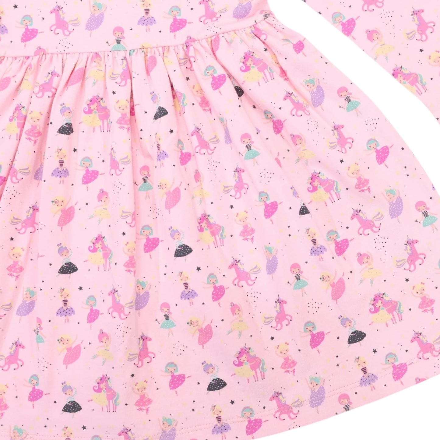 Dancing Unicorn Dress - Pink