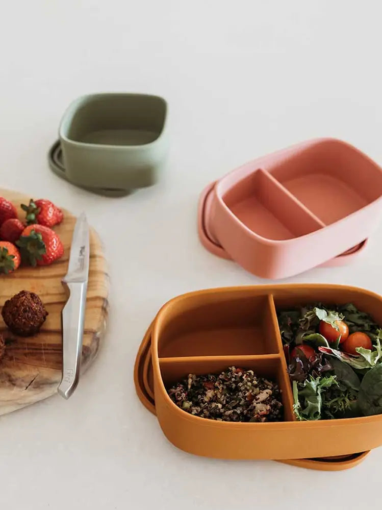 Silicone Large Lunch Box - Various Colours