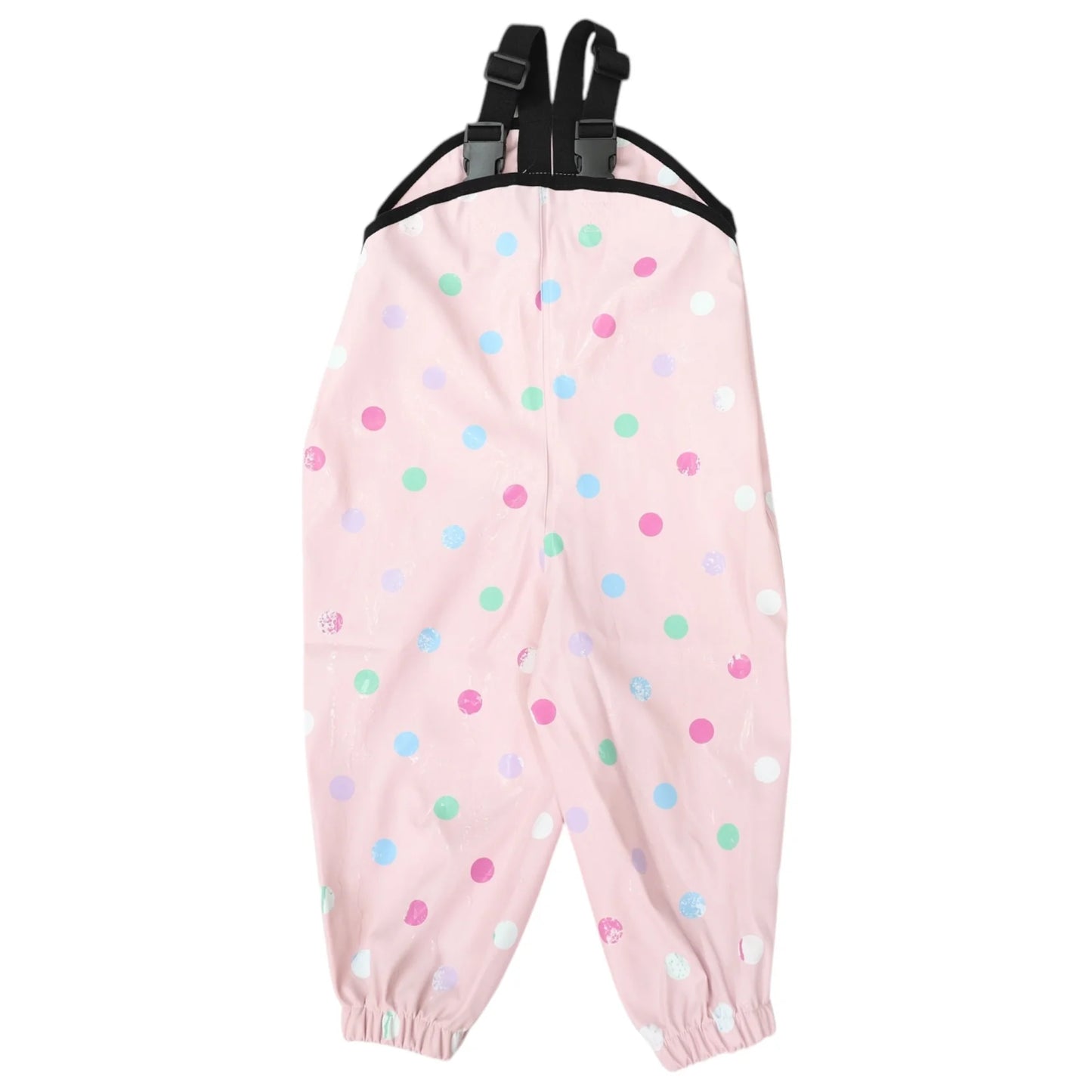 Colour Change Waterproof Overalls - Pink Polka