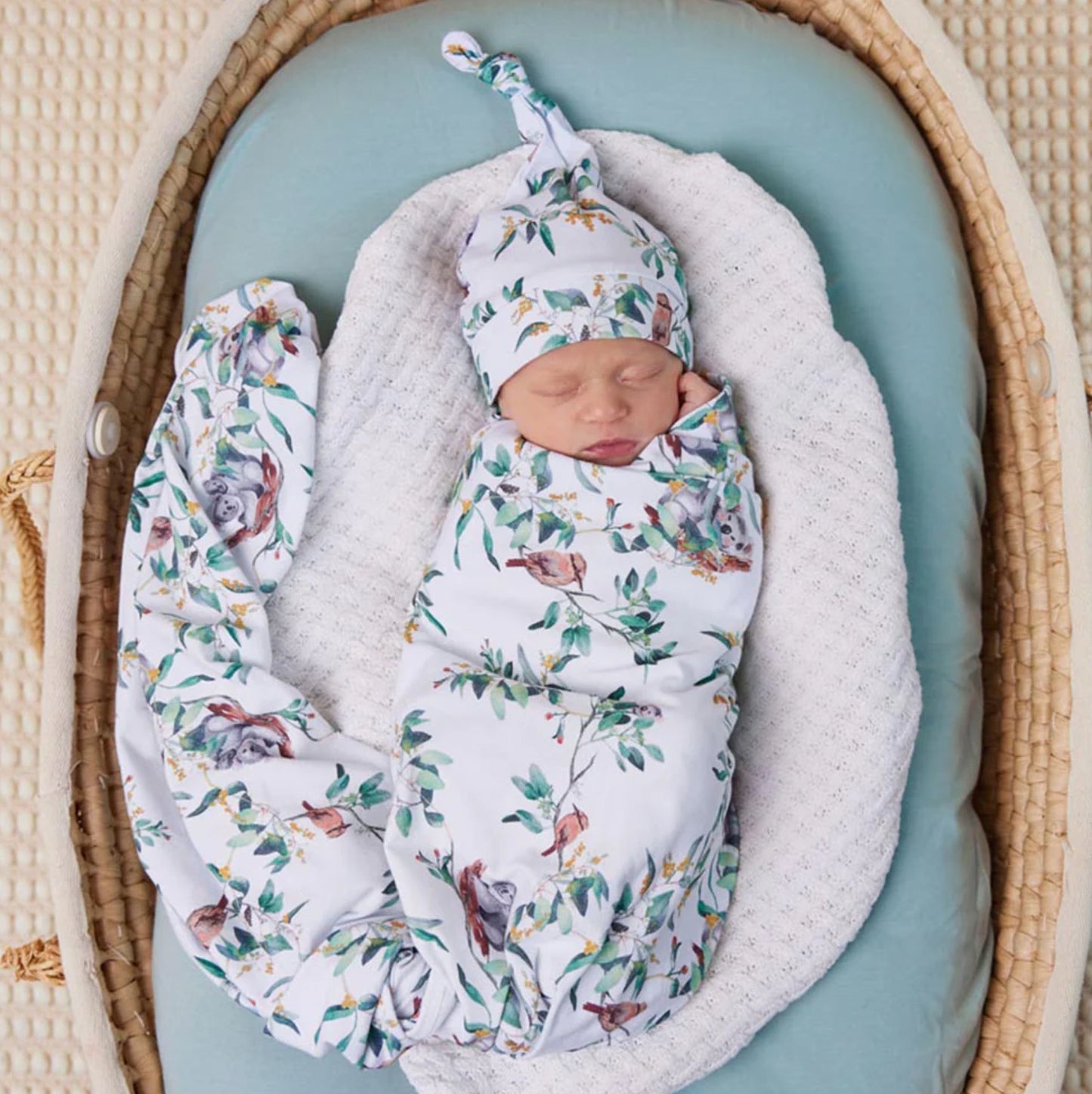 Eucalypt Organic Stretch Cotton Baby Wrap Set