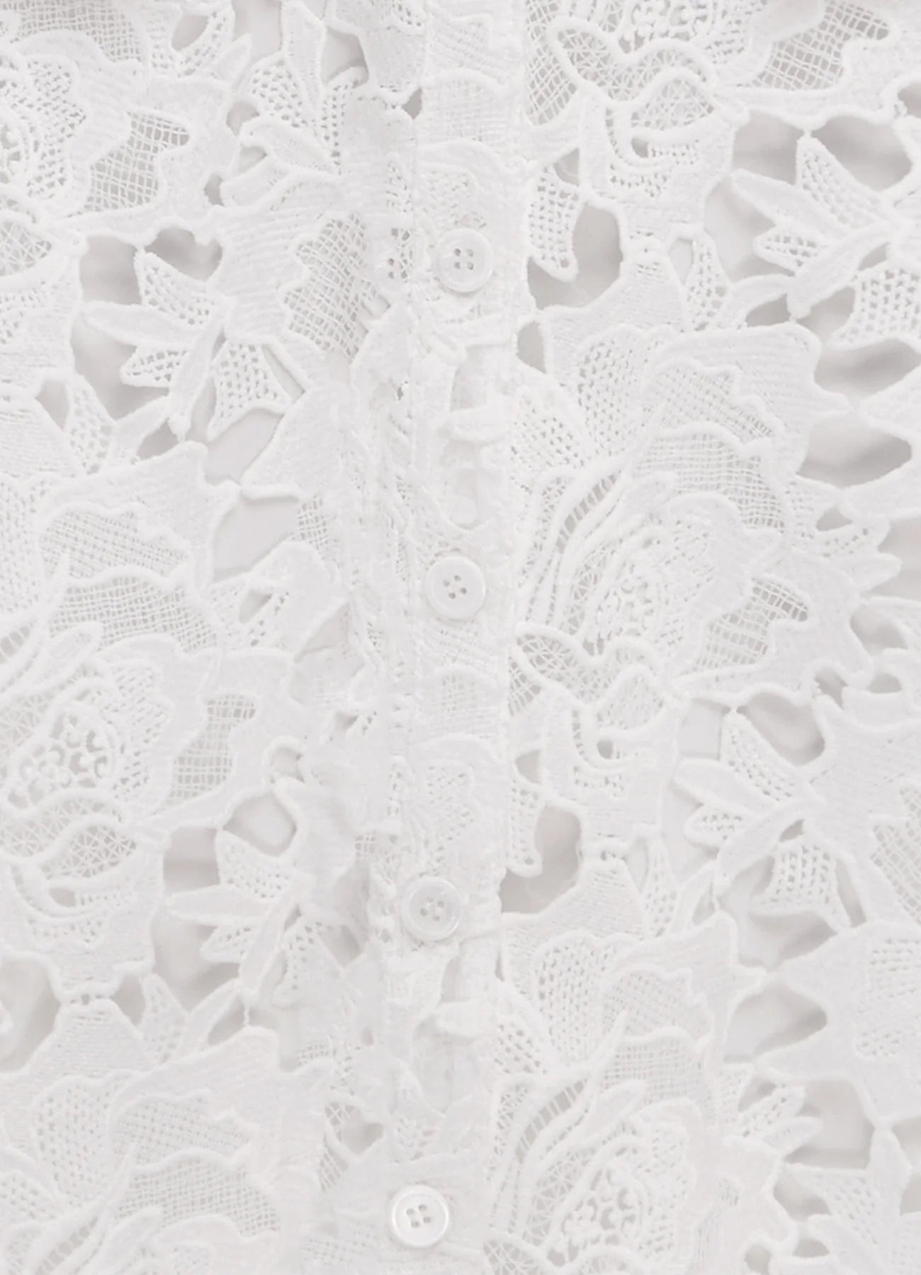 Audrey Lace Pocket Shirt Midi Dress - Snow