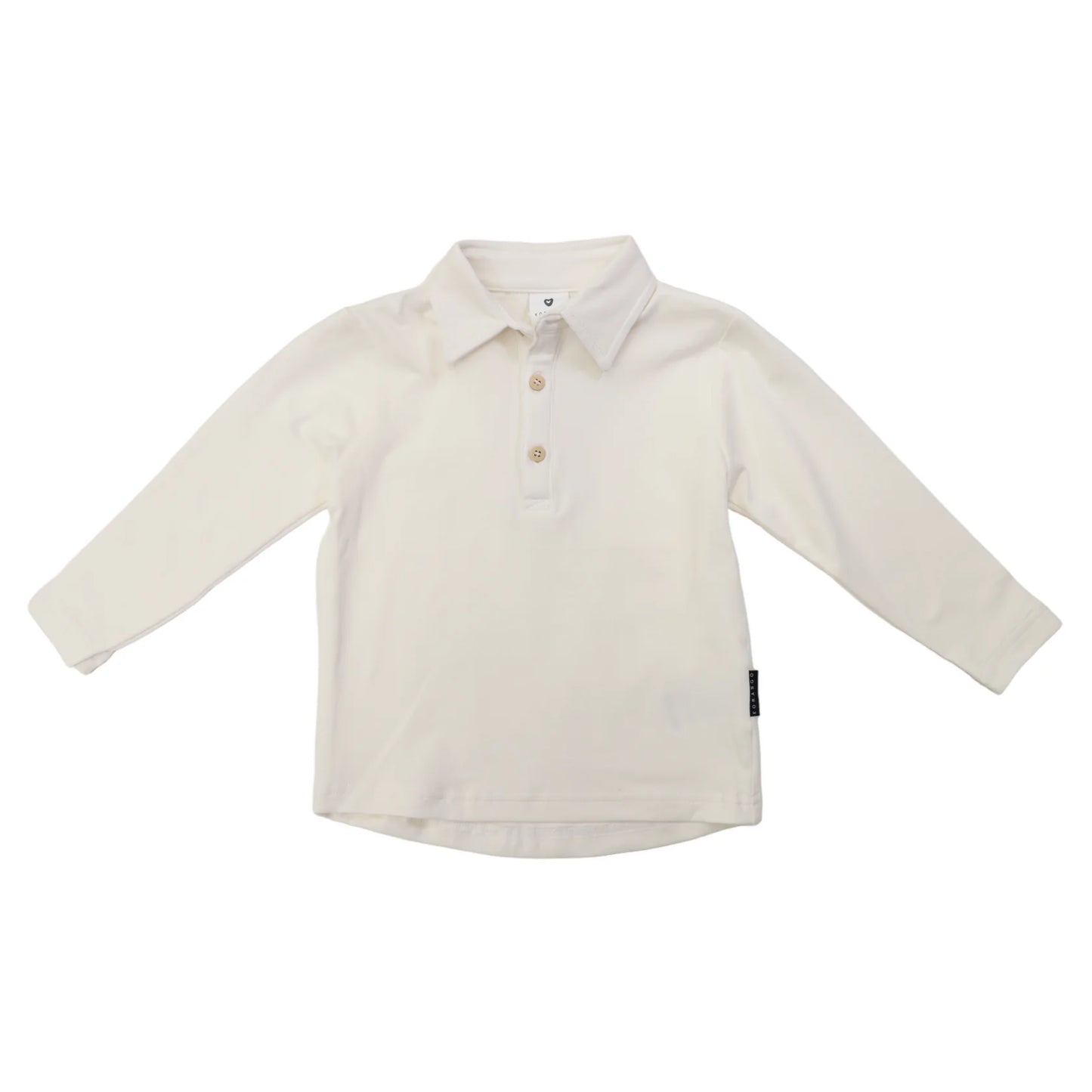 Classic Long Sleeve Rugby Top - Tapioca