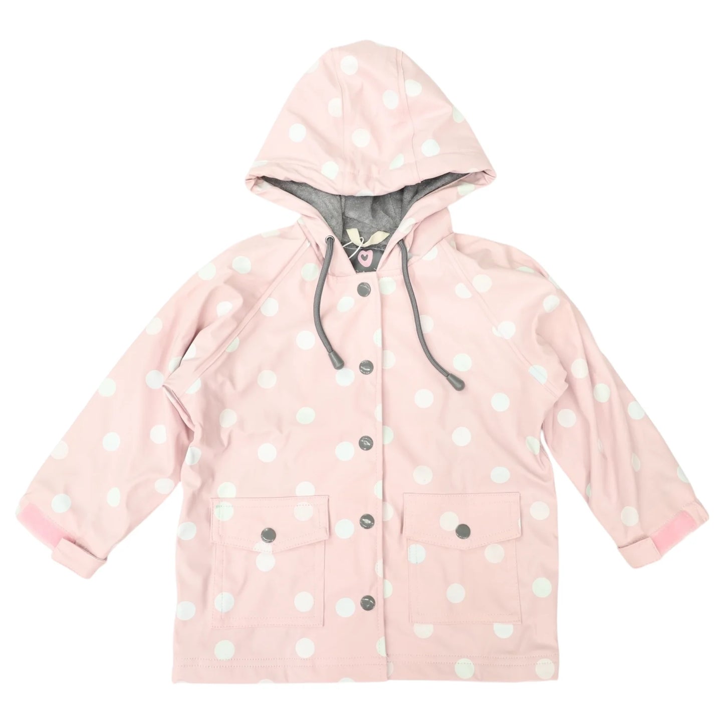 Colour Change Raincoat - Pink Polkadot