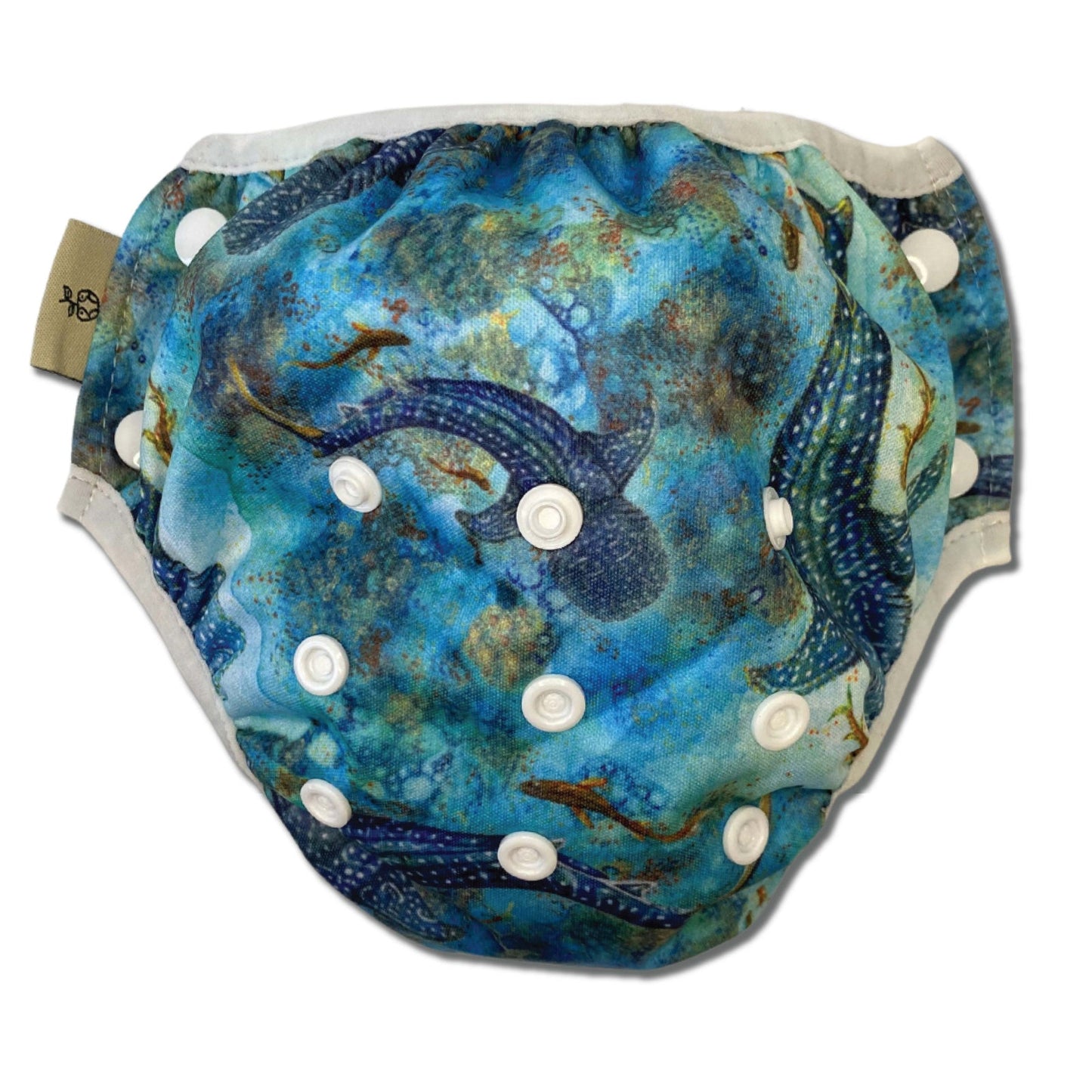 Reusable Swim Nappies - Ningaloo Dreaming Print