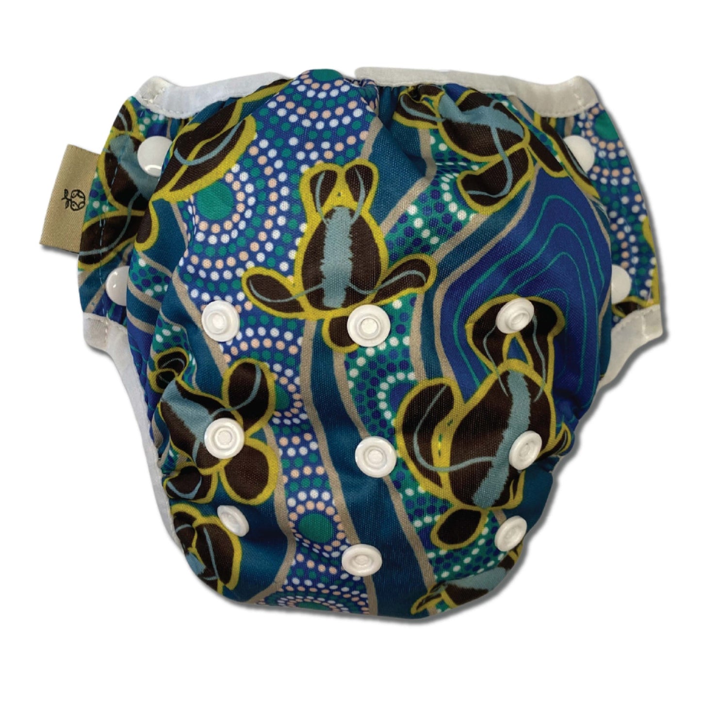 Reusable Swim Nappies - Yakaarn Print