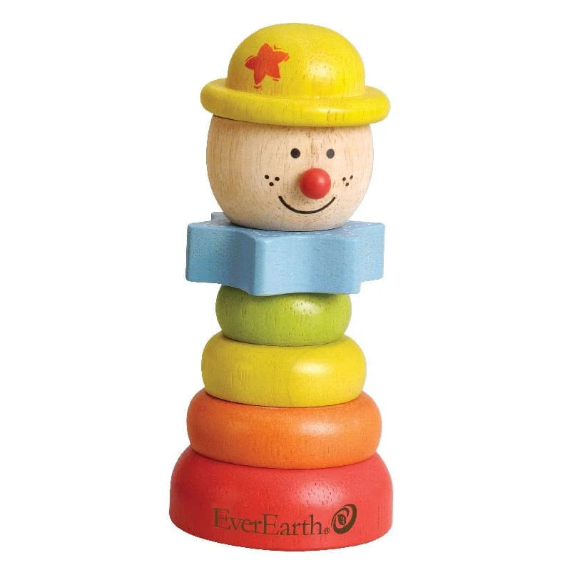Wooden Stacking Toy - Clown