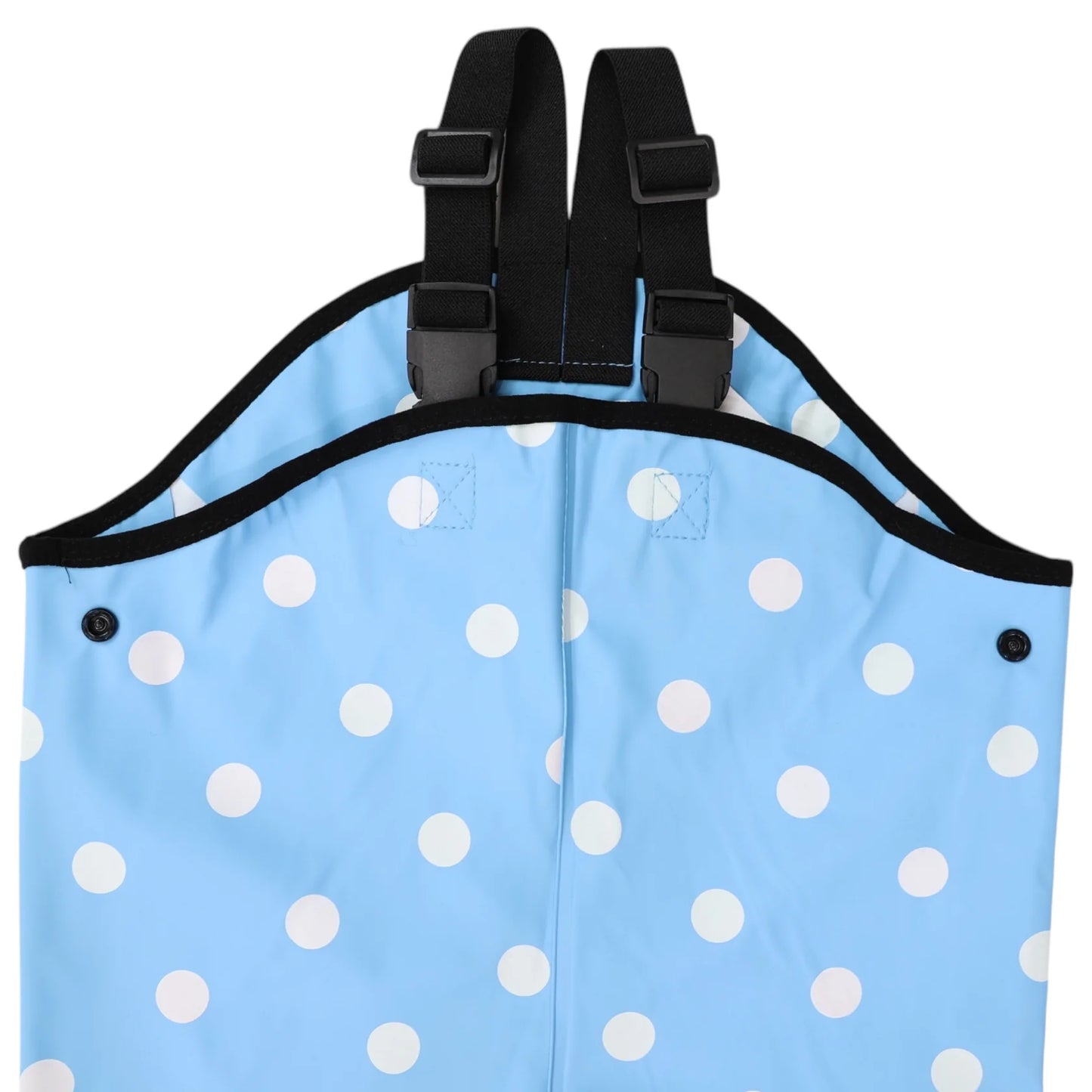 Colour Change Waterproof Overalls - Blue Polka
