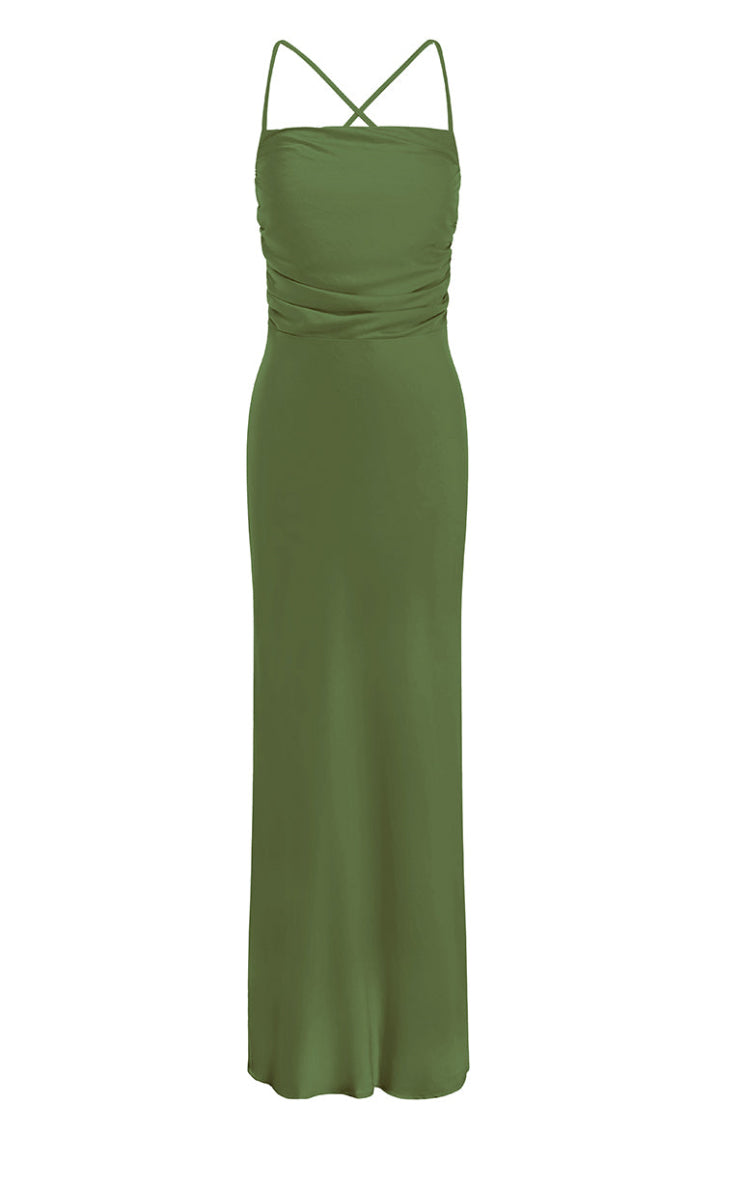 Lucienne Maxi Dress - Olive