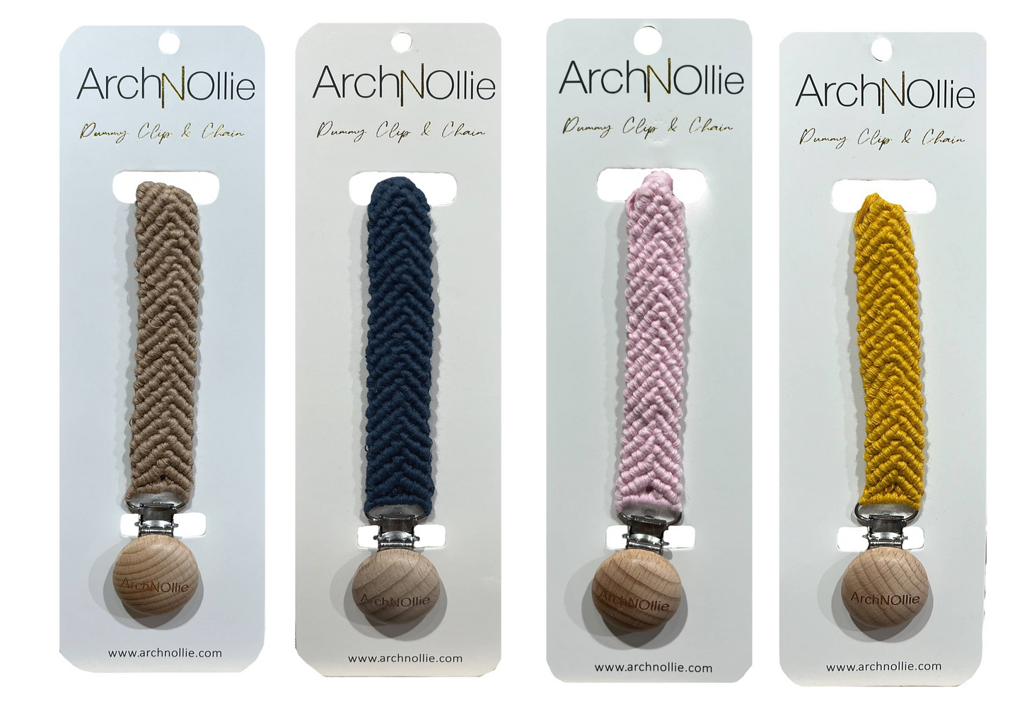 Herringbone Dummy Clip - Various Colours