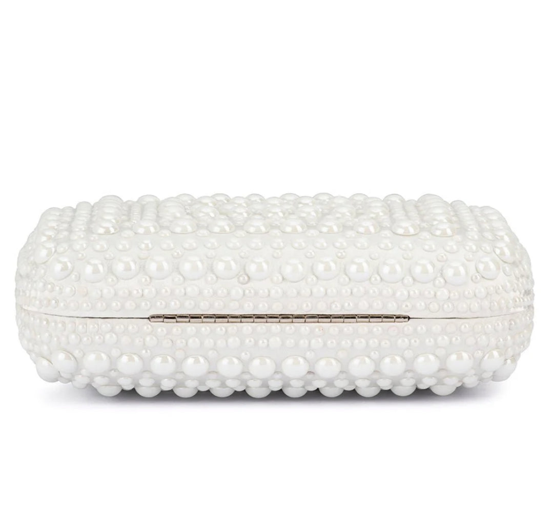 Ari Hotfix Clutch - White