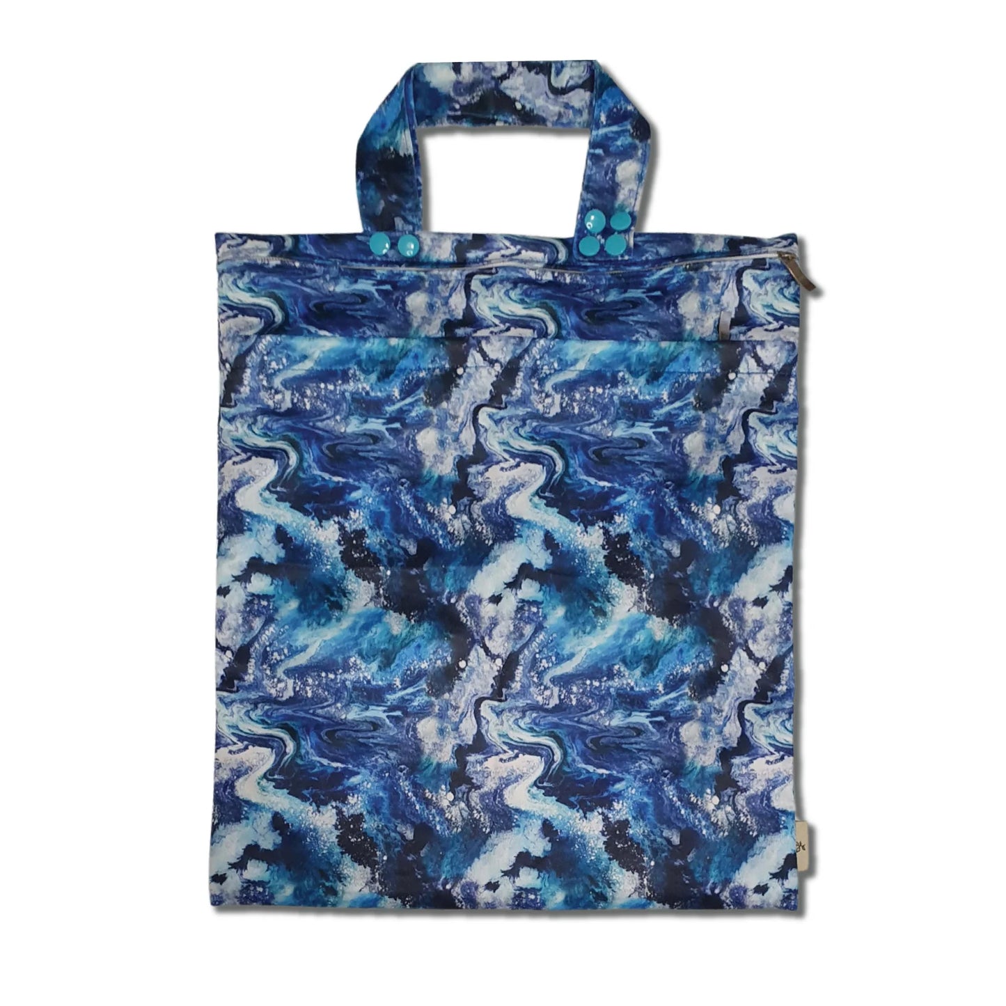 Premium Double Pocket Wet Bag - Western Waters Print