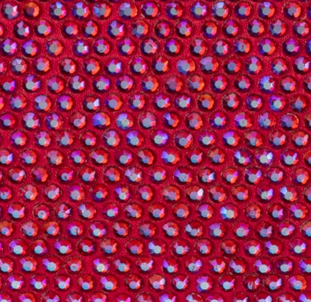 Matty Crystal Clutch - Red