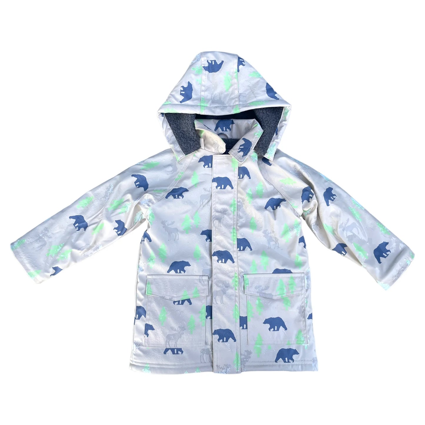 Raincoat - Colour Change Bear - Tapioca