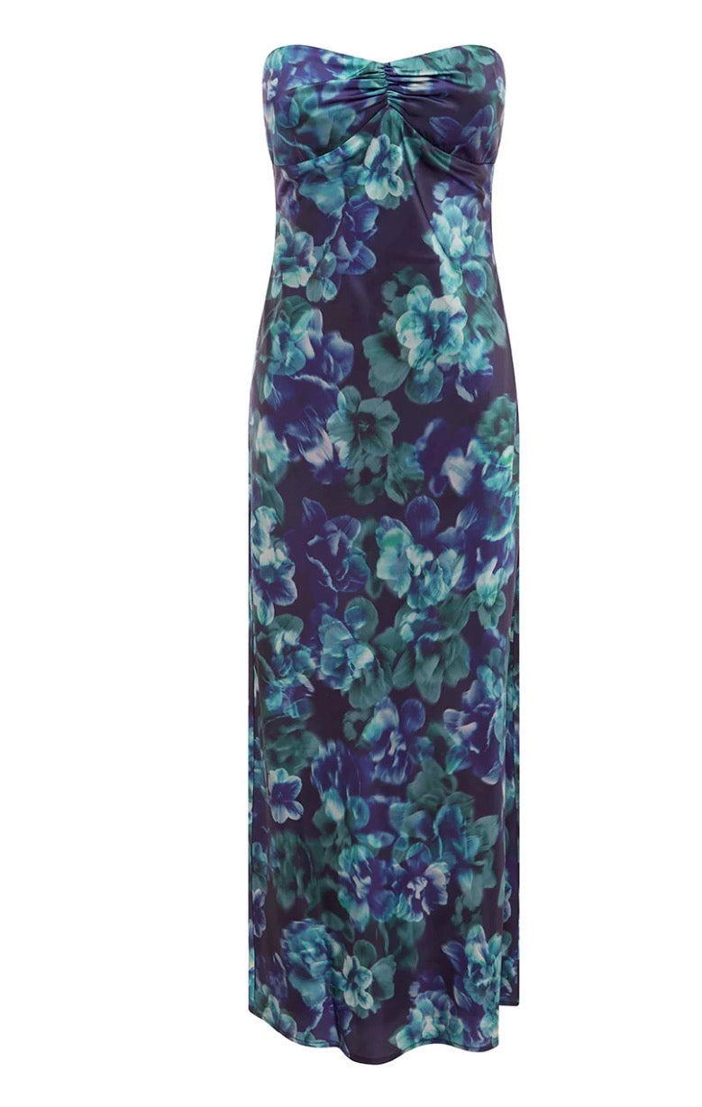 Elaine Midi Dress - Navy