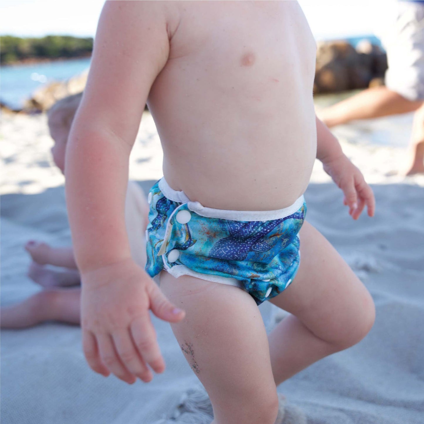 Reusable Swim Nappies - Ningaloo Dreaming Print