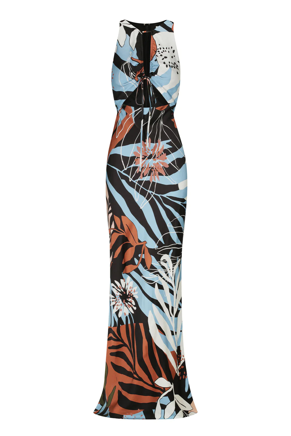 Tramonto Cut Out Front Maxi Dress