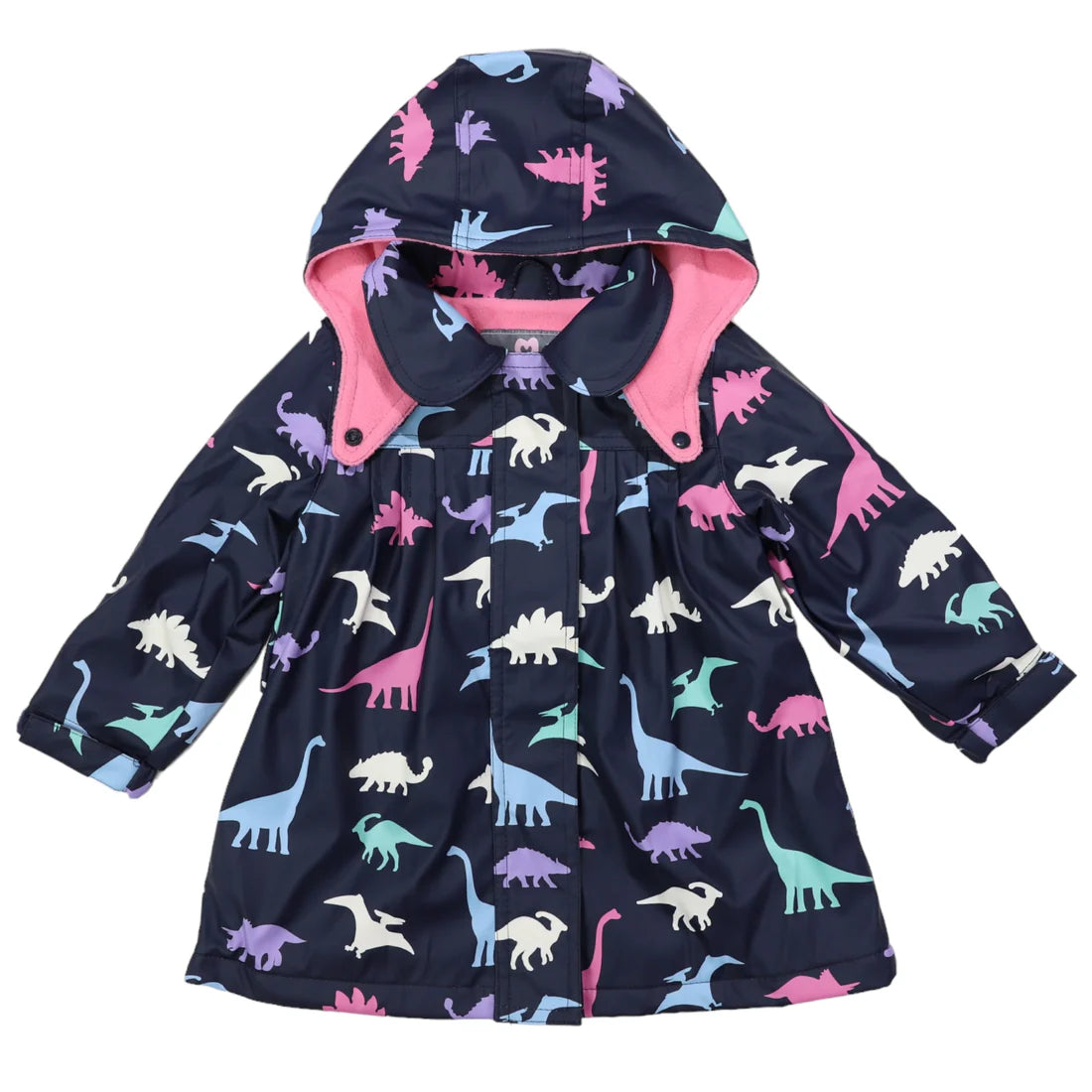 Raincoat - Colour Change Dinosaur - Navy