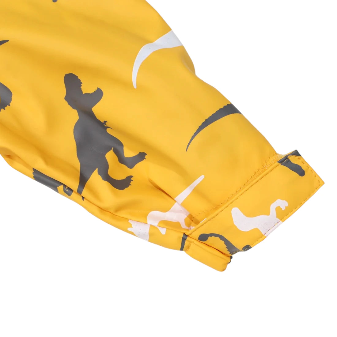 Rain Suit - Colour Change Dino - Mustard Yellow