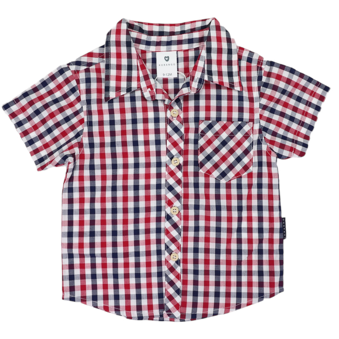 Short Sleeved Shirt Red Check